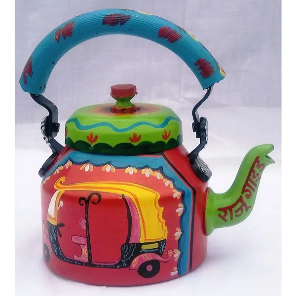 Multicolour_Traditional_Design_Hand_Painted_Tea_Kettle_Pot