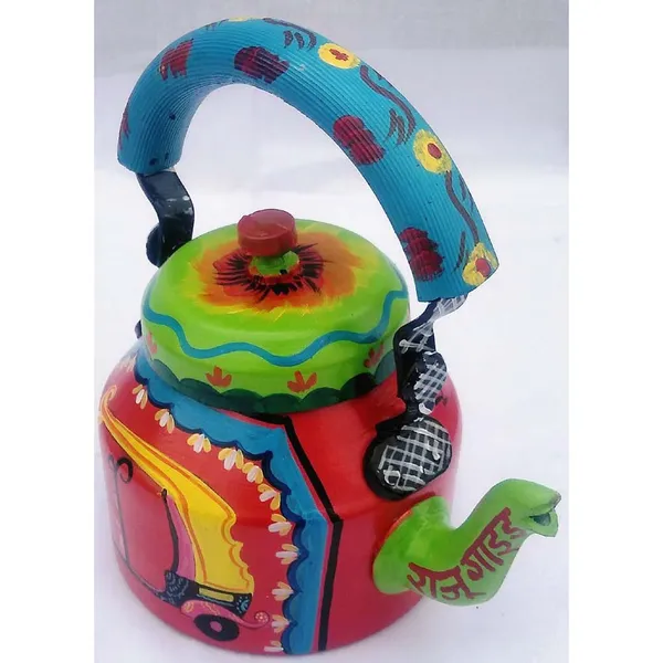 Multicolour_Traditional_Design_Hand_Painted_Tea_Kettle_Pot