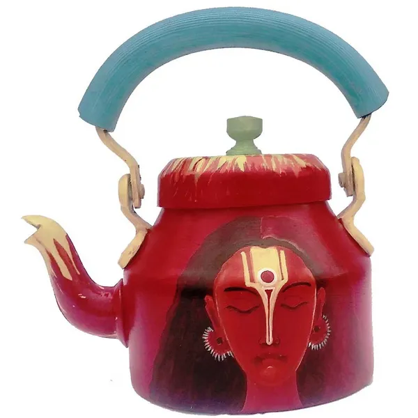 Multicolour_Traditional_Design_Hand_Painted_Tea_Kettle_Pot