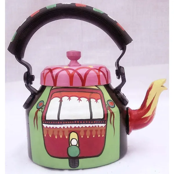 Multicolour_Traditional_Design_Hand_Painted_Tea_Kettle_Pot