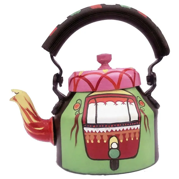 Multicolour_Traditional_Design_Hand_Painted_Tea_Kettle_Pot