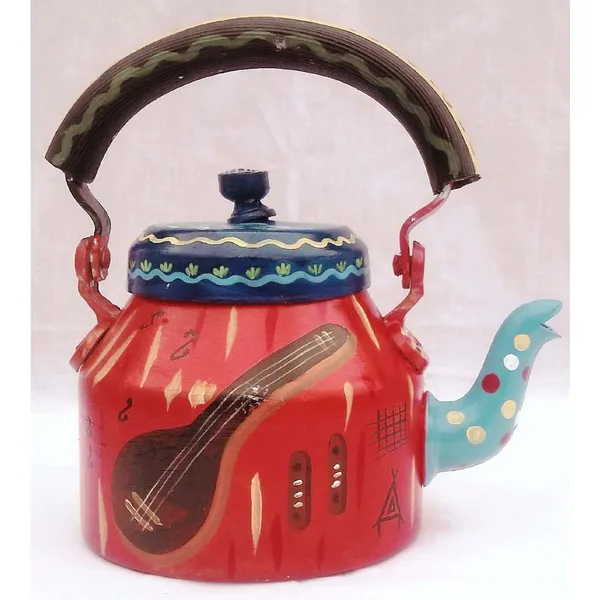 Multicolour_Traditional_Design_Hand_Painted_Tea_Kettle_Pot