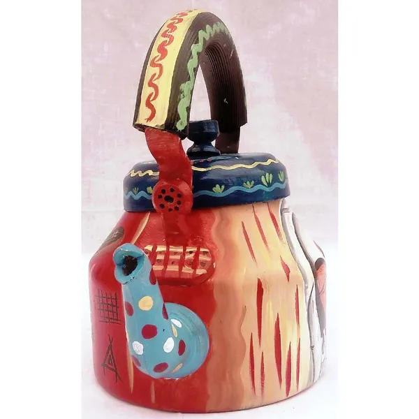 Multicolour_Traditional_Design_Hand_Painted_Tea_Kettle_Pot