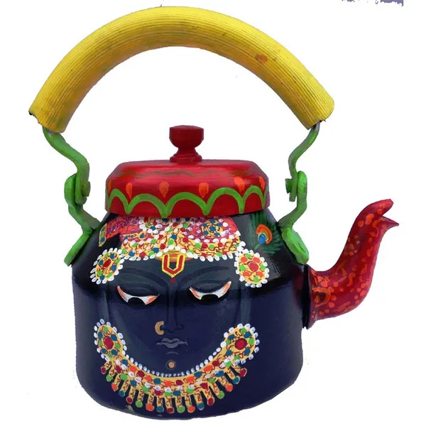 Multicolour_Traditional_Design_Hand_Painted_Tea_Kettle_Pot