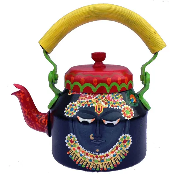 Multicolour_Traditional_Design_Hand_Painted_Tea_Kettle_Pot
