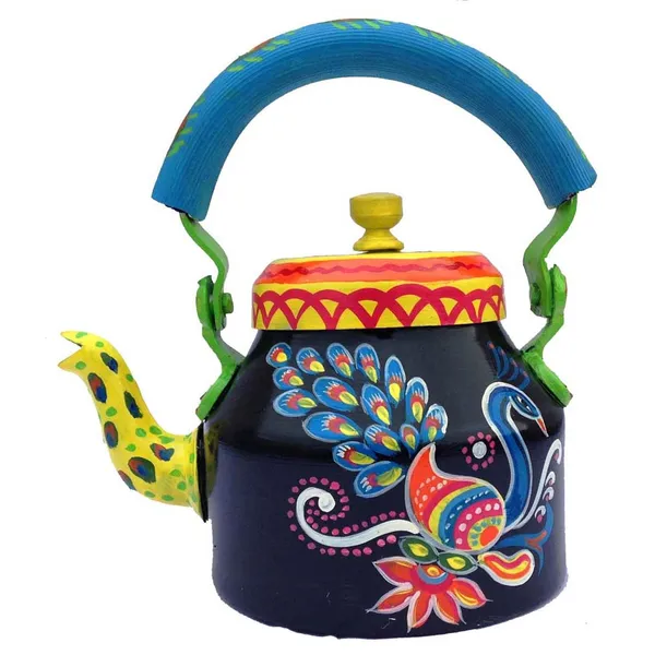 Multicolour_Traditional_Design_Hand_Painted_Tea_Kettle_Pot