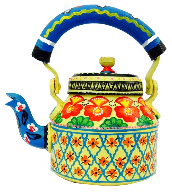 Multicolour_Traditional_Design_Hand_Painted_Tea_Kettle_Pot