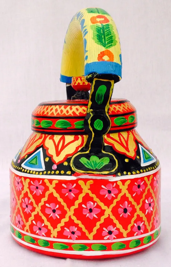 Multicolour_Traditional_Design_Hand_Painted_Tea_Kettle_Pot