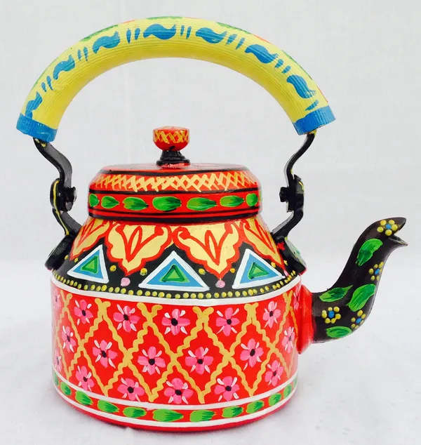 Multicolour_Traditional_Design_Hand_Painted_Tea_Kettle_Pot
