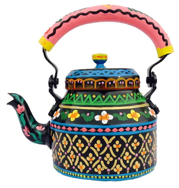 Multicolour_Traditional_Design_Hand_Painted_Tea_Kettle_Pot