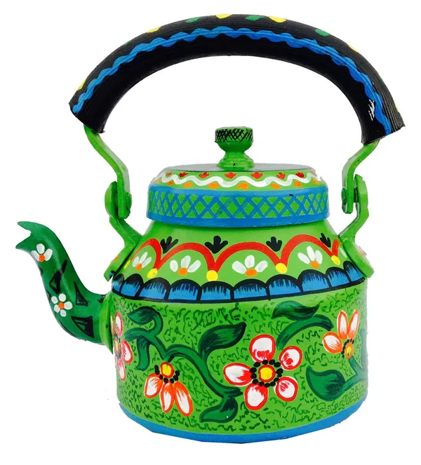 Multicolour_Traditional_Design_Hand_Painted_Tea_Kettle_Pot