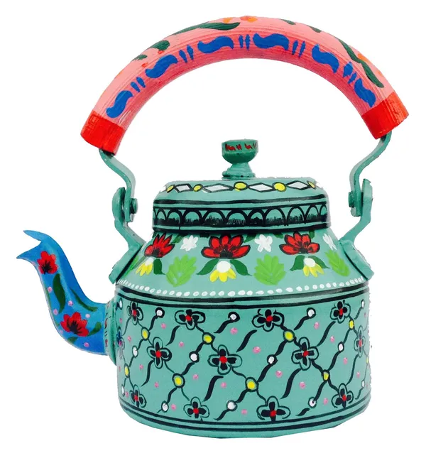 Multicolour_Traditional_Design_Hand_Painted_Tea_Kettle_Pot