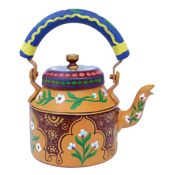 Multicolour_Traditional_Design_Hand_Painted_Tea_Kettle_Pot