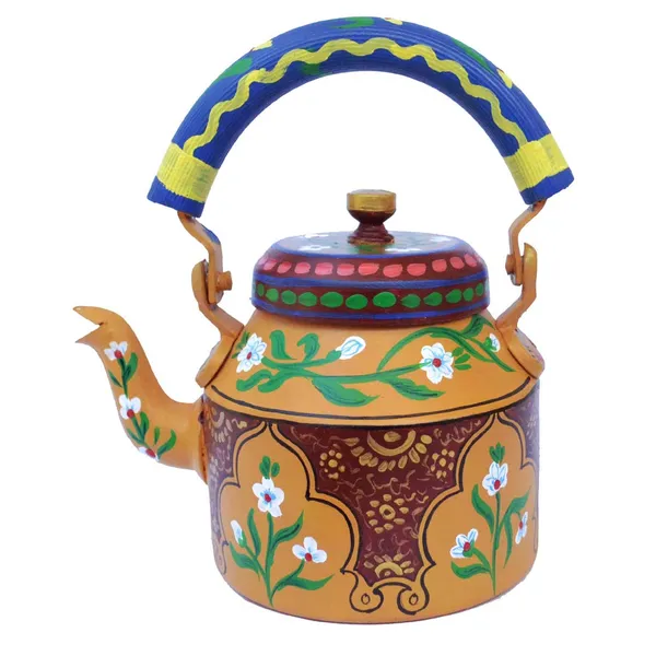 Multicolour_Traditional_Design_Hand_Painted_Tea_Kettle_Pot