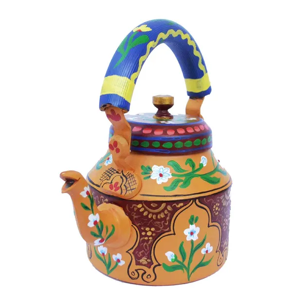 Multicolour_Traditional_Design_Hand_Painted_Tea_Kettle_Pot