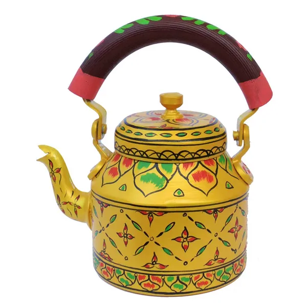 Multicolour_Traditional_Design_Hand_Painted_Tea_Kettle_Pot