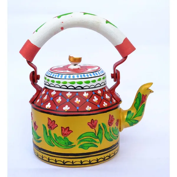 Multicolour_Traditional_Design_Hand_Painted_Tea_Kettle_Pot
