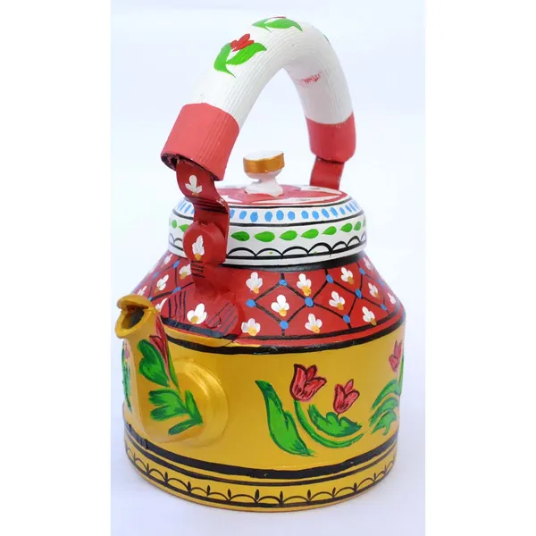 Multicolour_Traditional_Design_Hand_Painted_Tea_Kettle_Pot