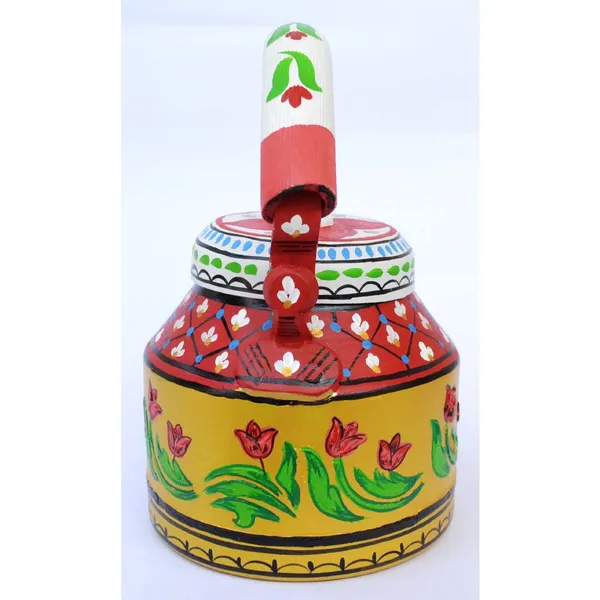 Multicolour_Traditional_Design_Hand_Painted_Tea_Kettle_Pot
