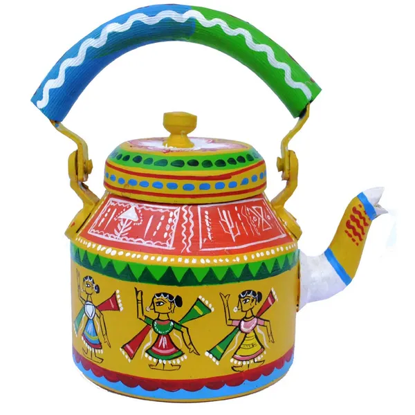Multicolour_Traditional_Design_Hand_Painted_Tea_Kettle_Pot