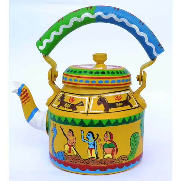 Multicolour_Traditional_Design_Hand_Painted_Tea_Kettle_Pot