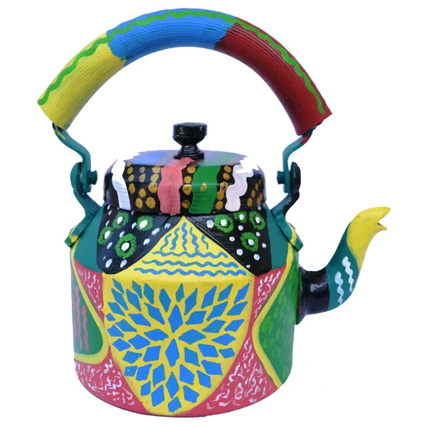 Multicolour_Traditional_Design_Hand_Painted_Tea_Kettle_Pot