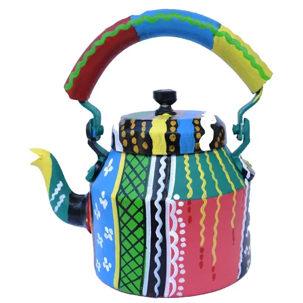 Multicolour_Traditional_Design_Hand_Painted_Tea_Kettle_Pot