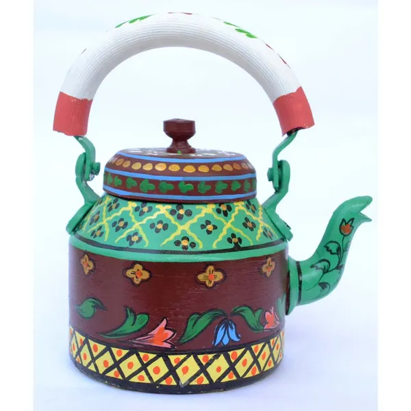 Multicolour_Traditional_Design_Hand_Painted_Tea_Kettle_Pot