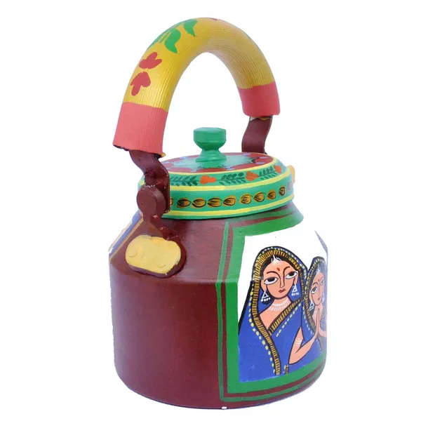 Multicolour_Traditional_Design_Hand_Painted_Tea_Kettle_Pot