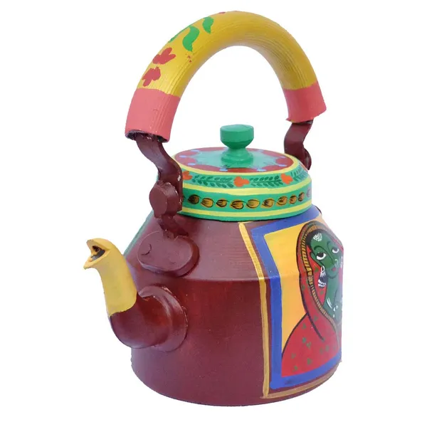 Multicolour_Traditional_Design_Hand_Painted_Tea_Kettle_Pot