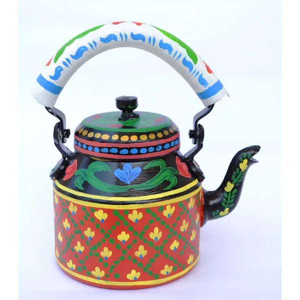 Multicolour_Traditional_Design_Hand_Painted_Tea_Kettle_Pot