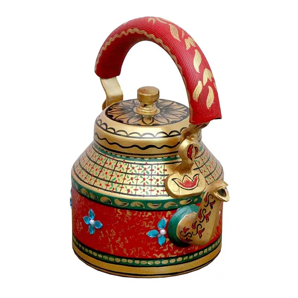 Multicolour_Traditional_Design_Hand_Painted_Tea_Kettle_Pot