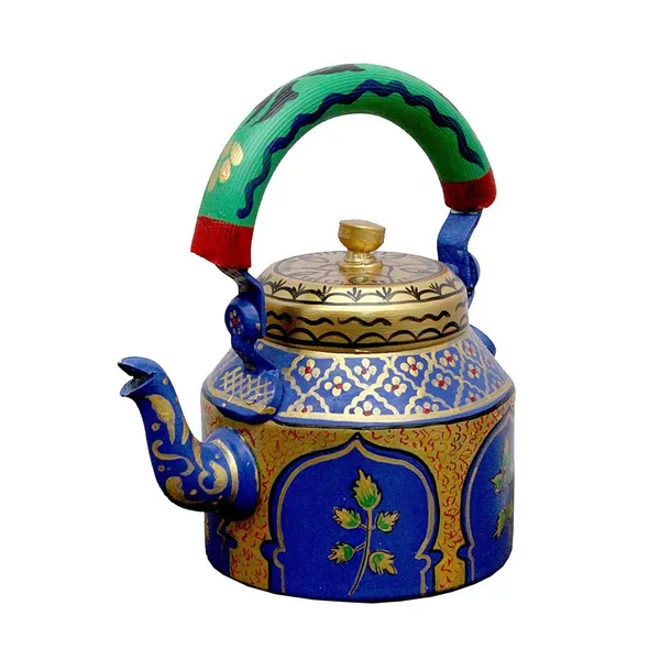 Multicolour_Traditional_Design_Hand_Painted_Tea_Kettle_Pot