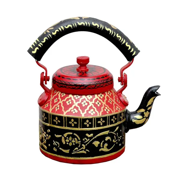 Multicolour_Traditional_Design_Hand_Painted_Tea_Kettle_Pot