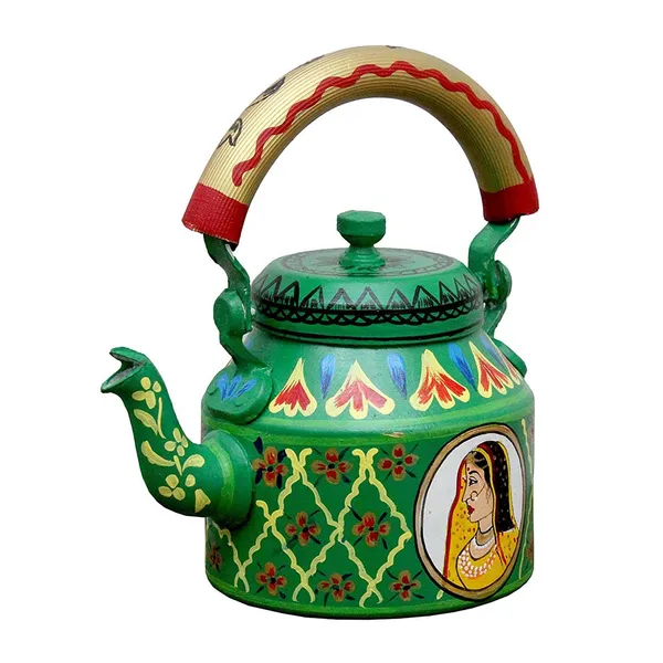 Multicolour_Traditional_Design_Hand_Painted_Tea_Kettle_Pot