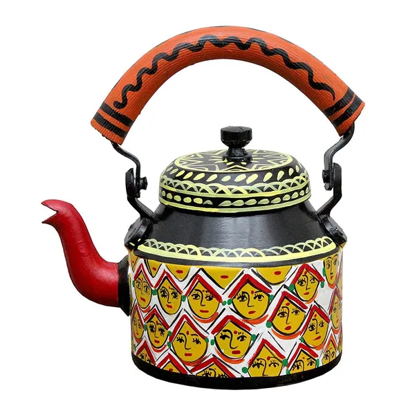 Multicolour_Traditional_Design_Hand_Painted_Tea_Kettle_Pot