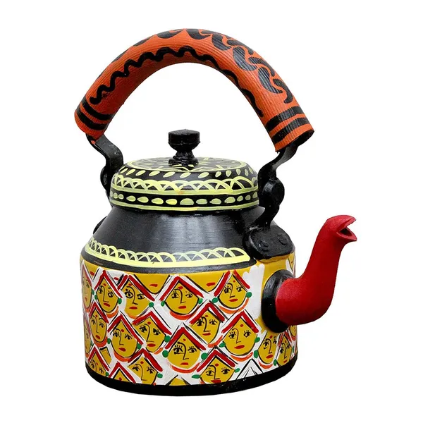 Multicolour_Traditional_Design_Hand_Painted_Tea_Kettle_Pot