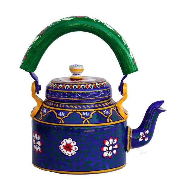 Multicolour_Traditional_Design_Hand_Painted_Tea_Kettle_Pot