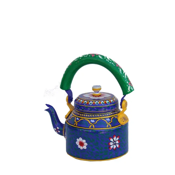 Multicolour_Traditional_Design_Hand_Painted_Tea_Kettle_Pot