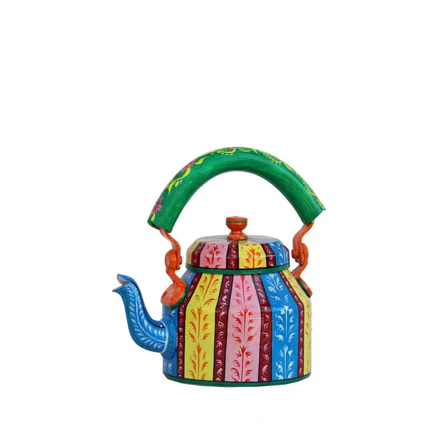 Multicolour_Traditional_Design_Hand_Painted_Tea_Kettle_Pot