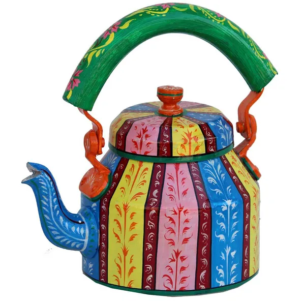 Multicolour_Traditional_Design_Hand_Painted_Tea_Kettle_Pot