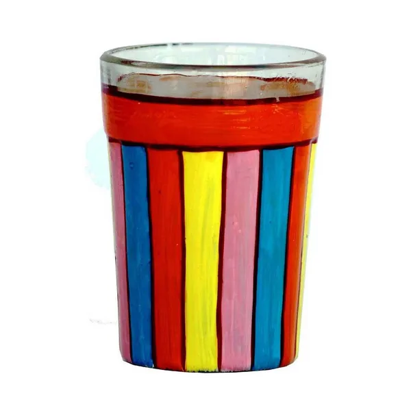 Multicolour_Traditional_Hand_Painted_Figurine_Aluminium_Tea_Kettle_Pot_Set