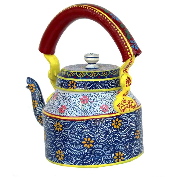 Multicolour_Traditional_Design_Hand_Painted_Tea_Kettle_Pot