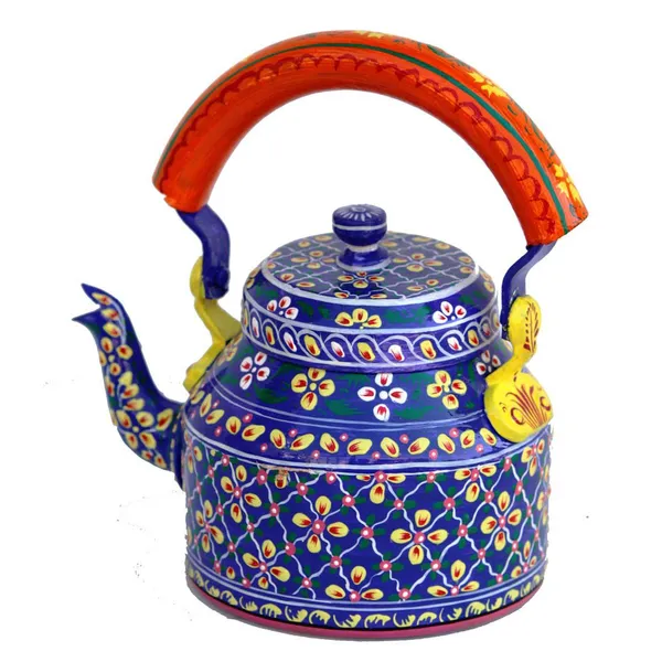 Multicolour_Traditional_Design_Hand_Painted_Tea_Kettle_Pot