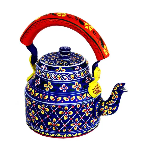 Multicolour_Traditional_Design_Hand_Painted_Tea_Kettle_Pot