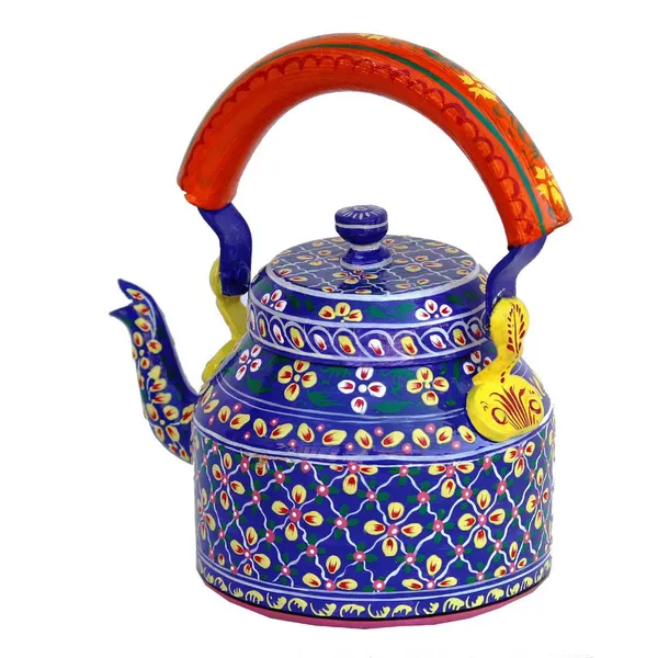 Multicolour_Traditional_Design_Hand_Painted_Tea_Kettle_Pot