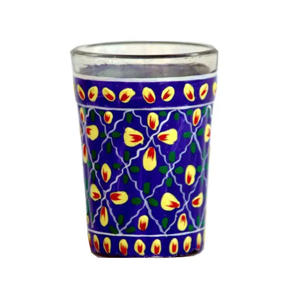 Multicolour_Traditional_Hand_Painted_Figurine_Aluminium_Tea_Kettle_Pot_Set
