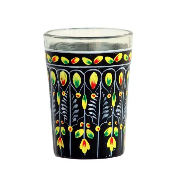 Multicolour_Traditional_Hand_Painted_Figurine_Aluminium_Tea_Kettle_Pot_Set
