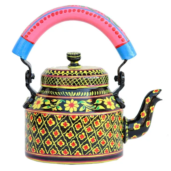 Multicolour_Traditional_Design_Hand_Painted_Tea_Kettle_Pot