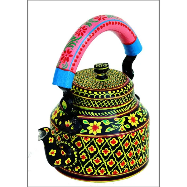 Multicolour_Traditional_Design_Hand_Painted_Tea_Kettle_Pot